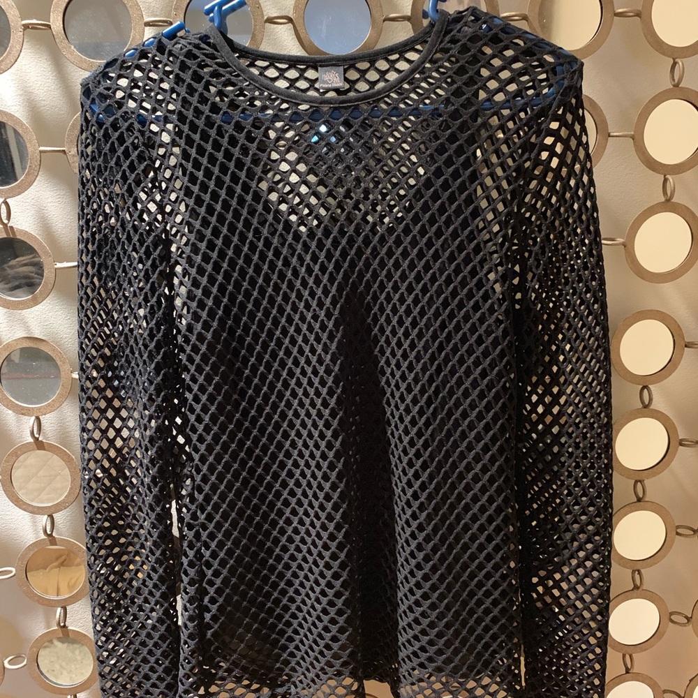 Only Hearts black shirt with overlay.